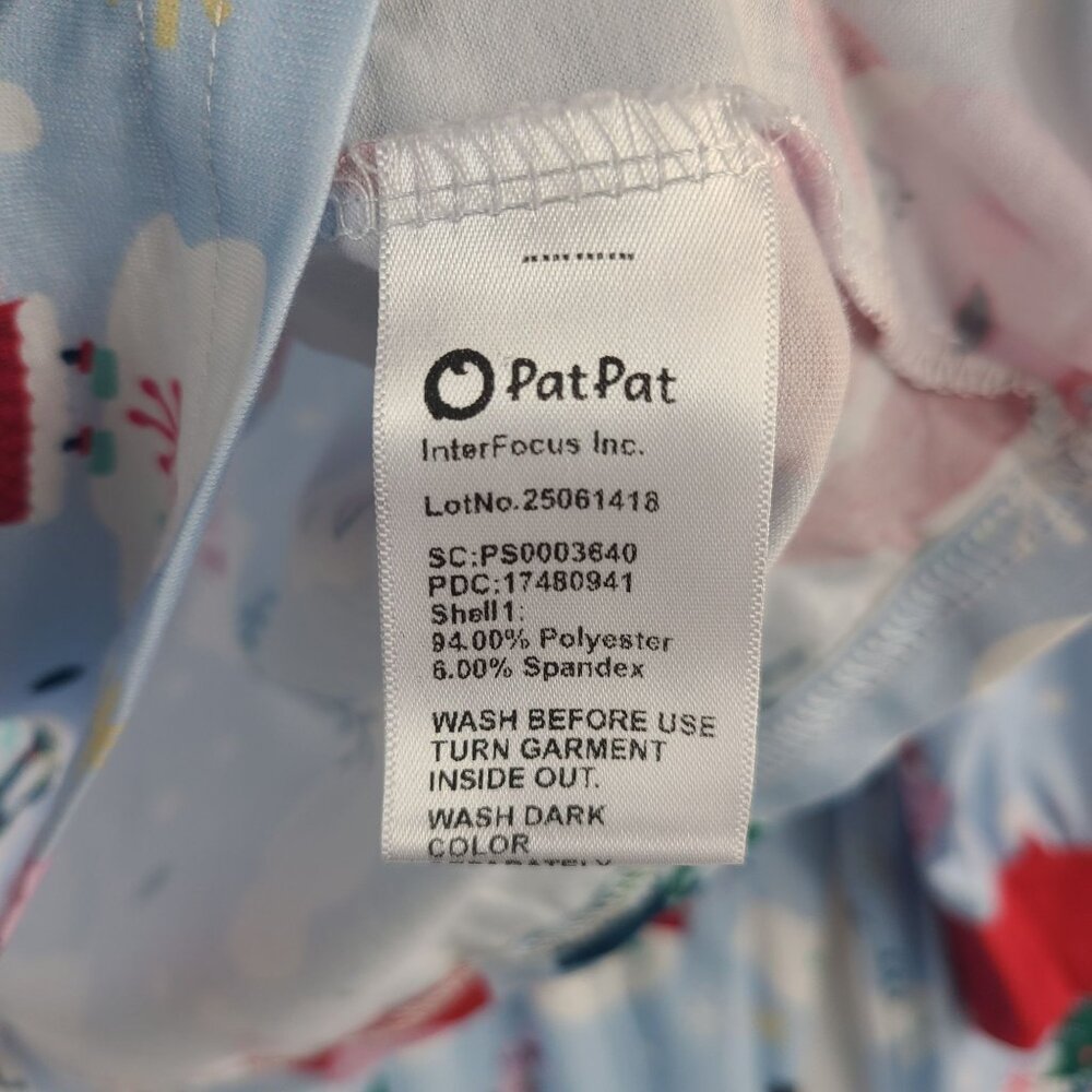 Peppa Pig Holiday Womens Pajama Set Long Sleeve Top & Pants Christmas Print Sz L - Picture 6 of 12